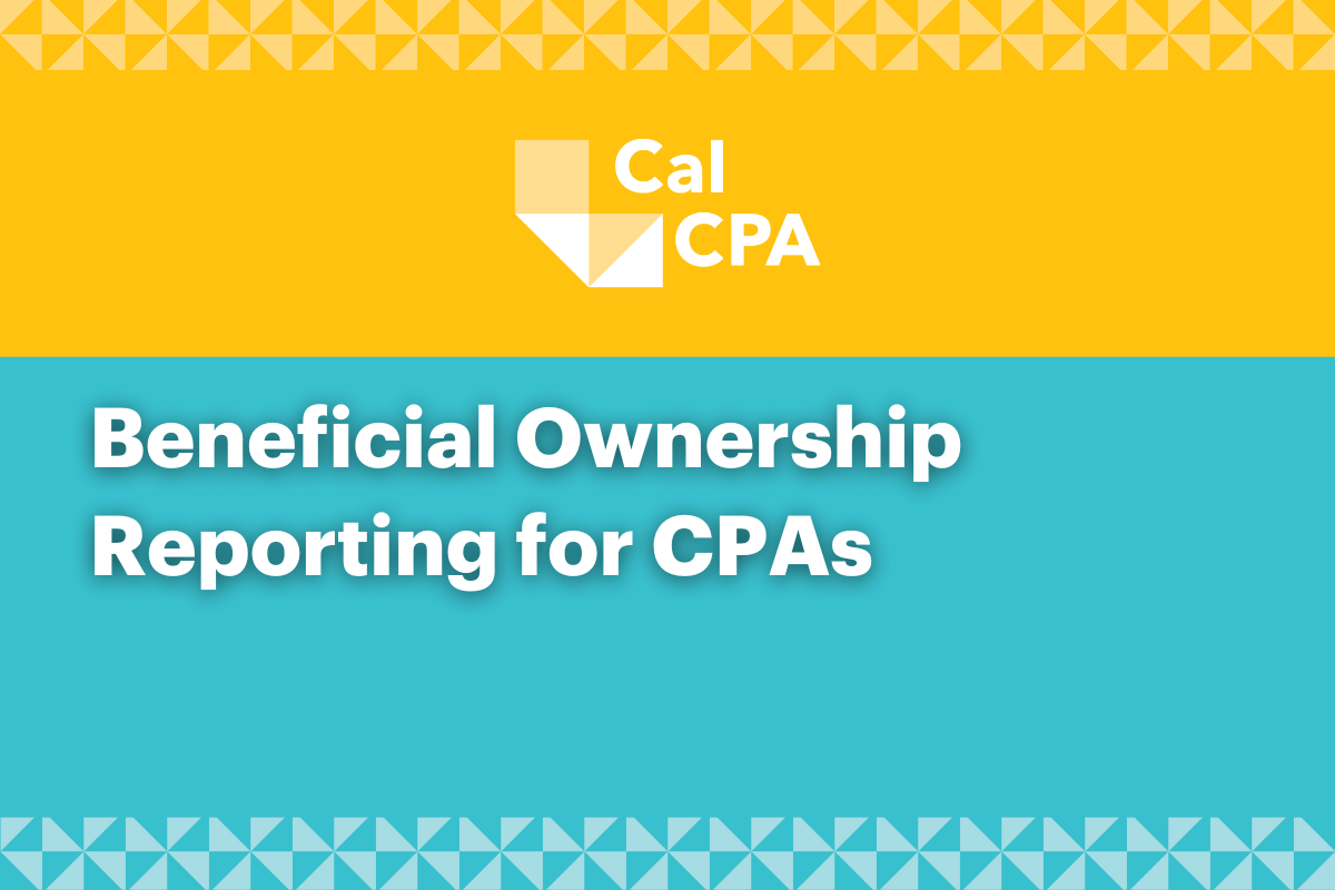 Beneficial Ownership Reporting for CPAs 2024-25