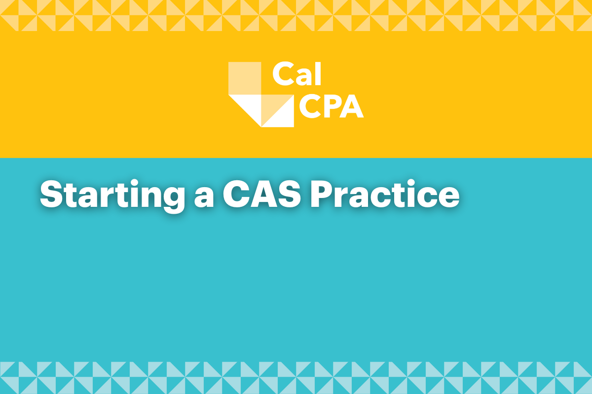 Starting a CAS Practice 2024-25
