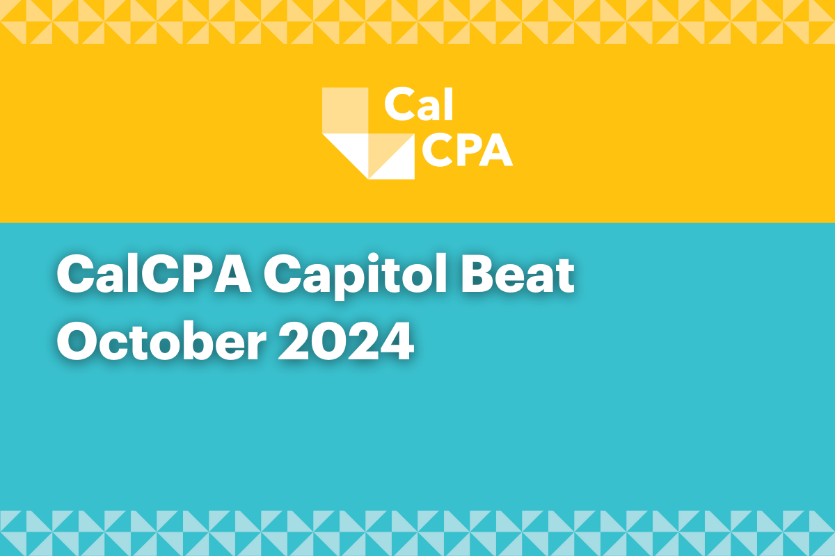 CalCPA Capitol Beat | October 2024