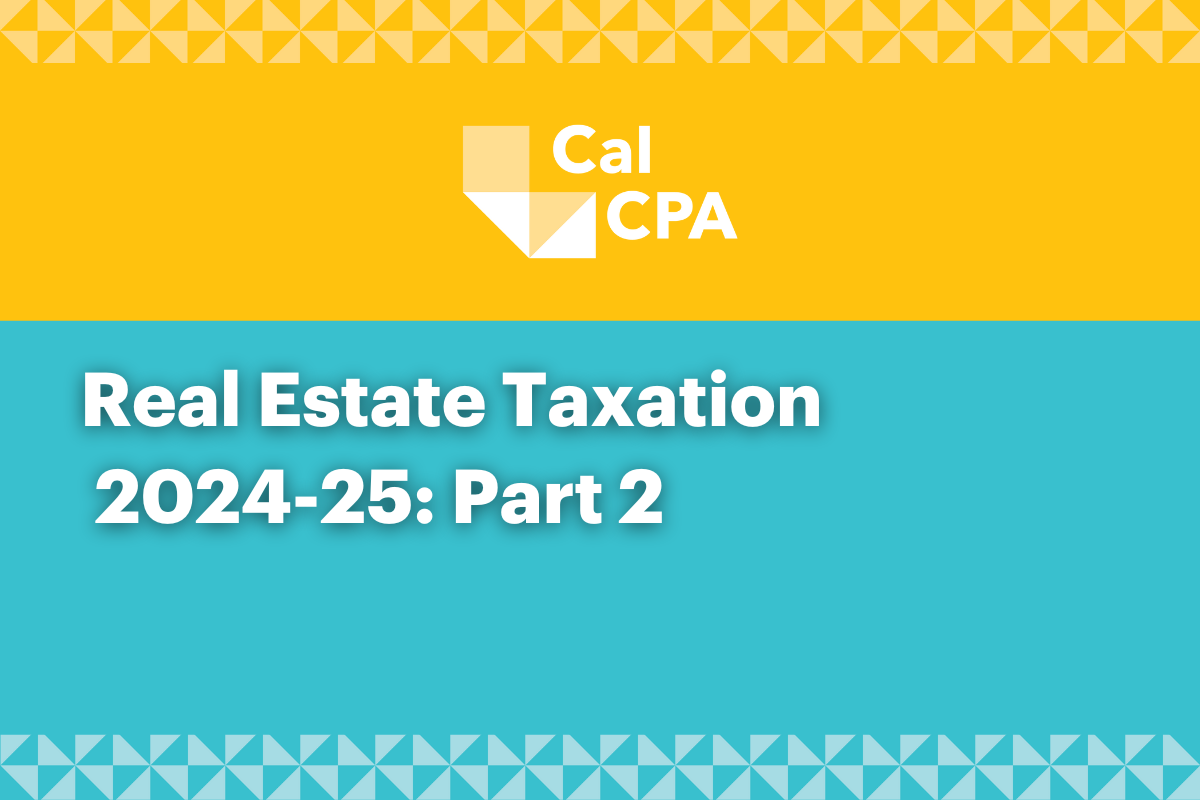 Real Estate Taxation 2024-25: Part 2