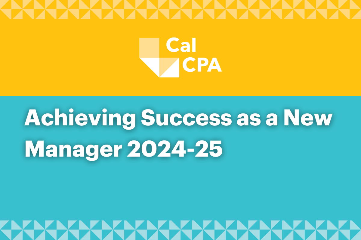 Achieving Success as a New Manager 2024-25