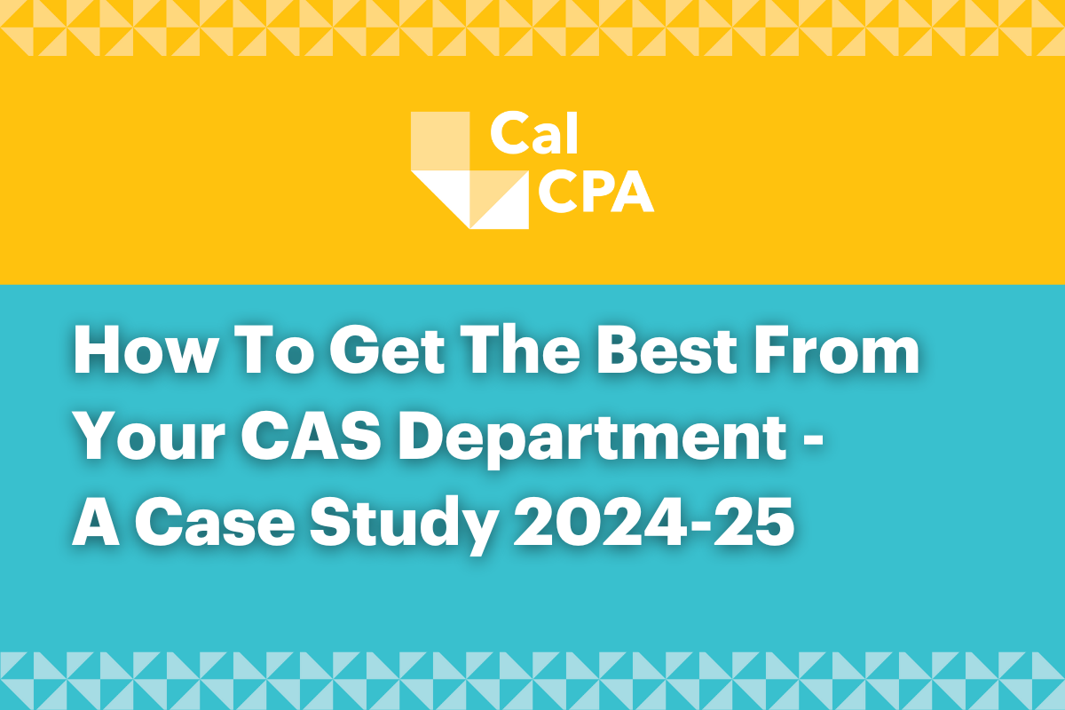 How To Get The Best From Your CAS Department - A Case Study 2024-25