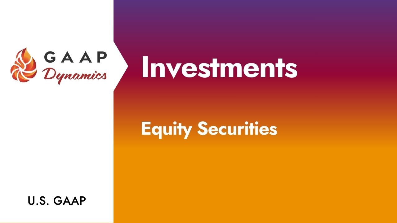 Investments: Equity Securities