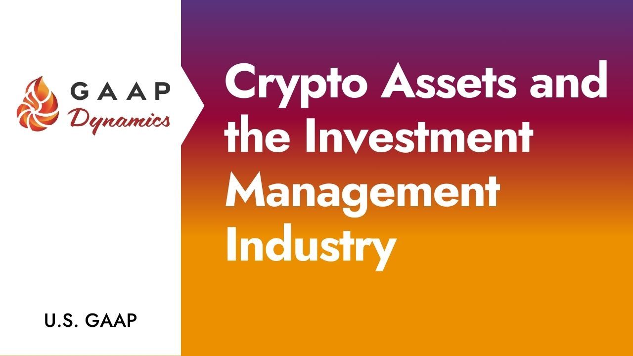Crypto Assets and the Investment Management Industry