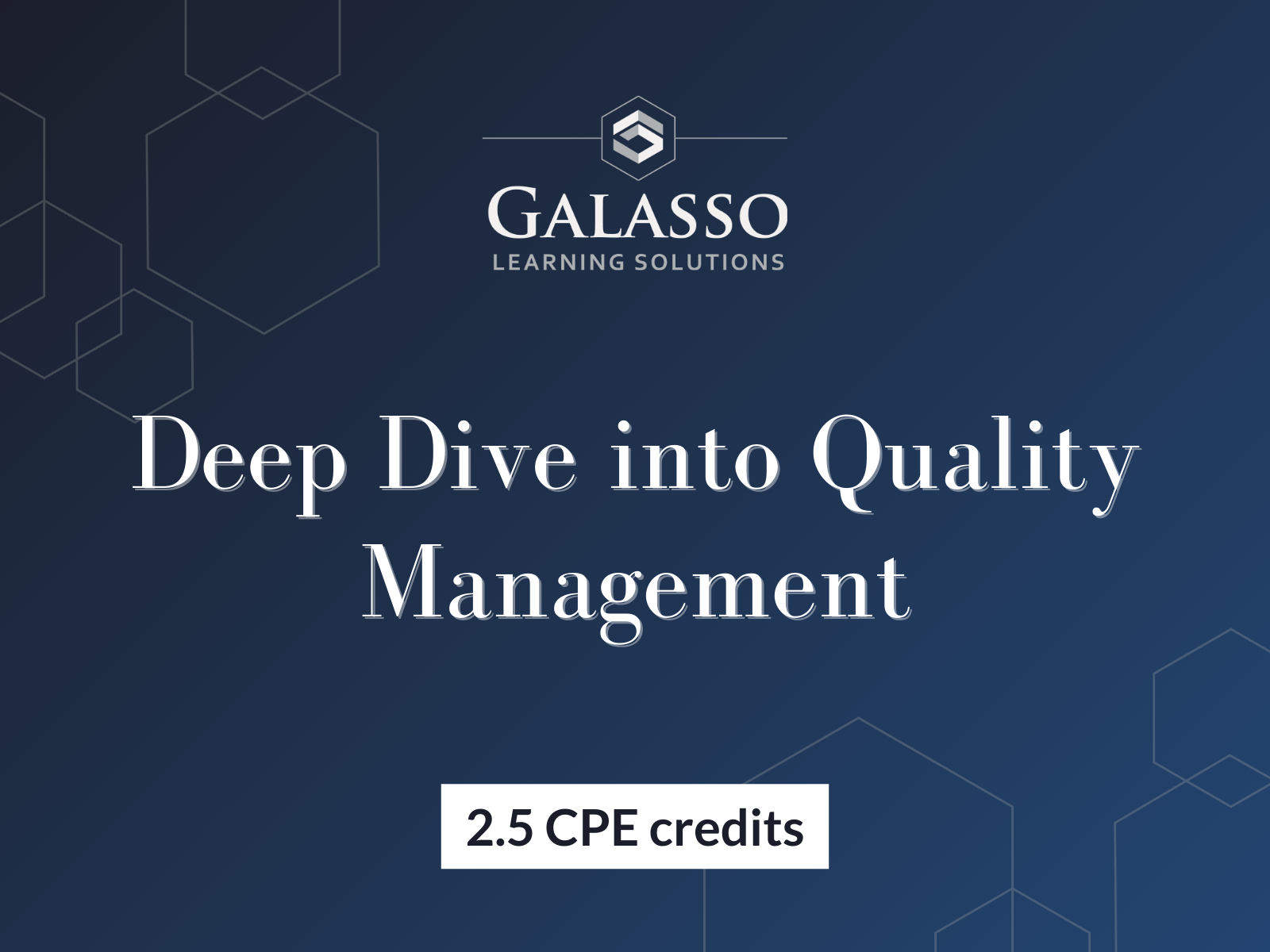Deep Dive into Quality Management