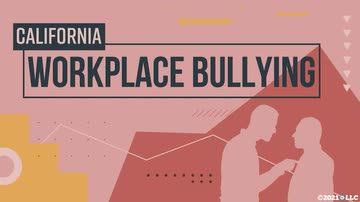 California Workplace Bullying
