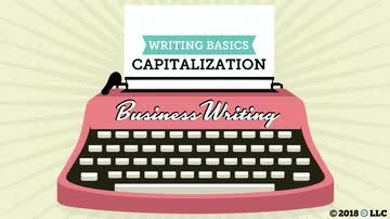 Writing Basics: Capitalization