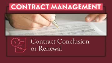 Contract Management: 10. Contract Conclusion or Renewal