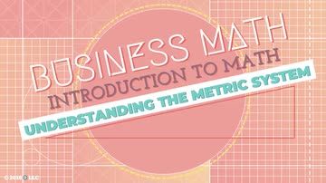Introduction to Math: Understanding the Metric System