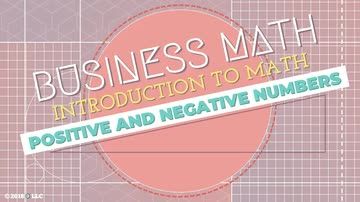 Introduction to Math: Positive and Negative Numbers