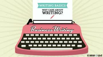 Writing Basics: Why Care About Writing?