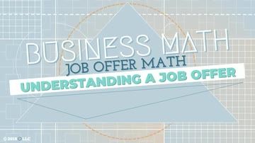 Job Offer Math: Understanding a Job Offer