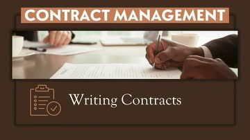 Contract Management: 02. Writing Contracts