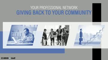 Your Professional Network: Giving Back to Your Community