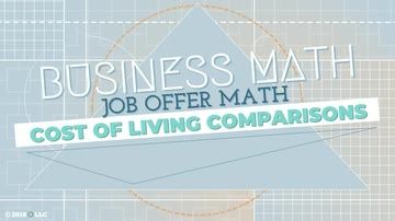 Job Offer Math: Cost of Living Comparisons