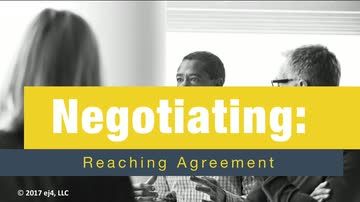 Negotiating: 08. Reaching Agreement