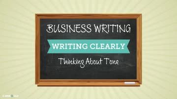 Writing Clearly: Thinking About Tone