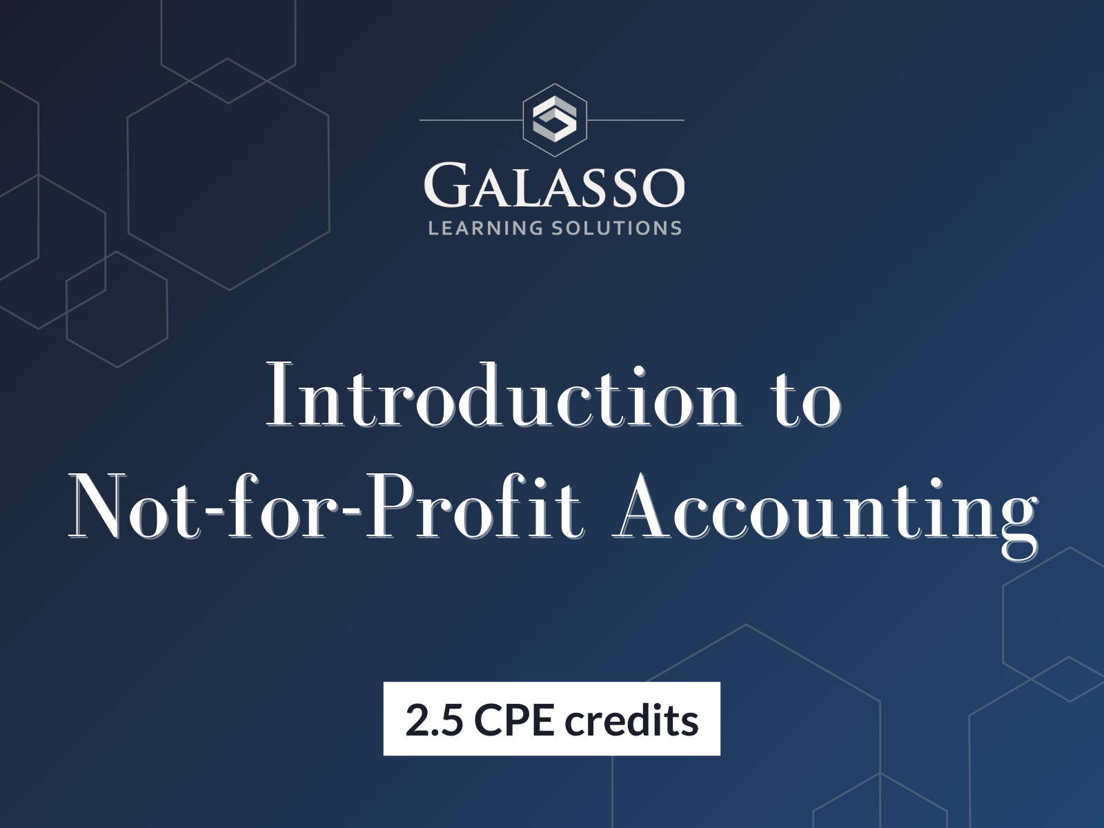 Introduction to Not-for-Profit Accounting