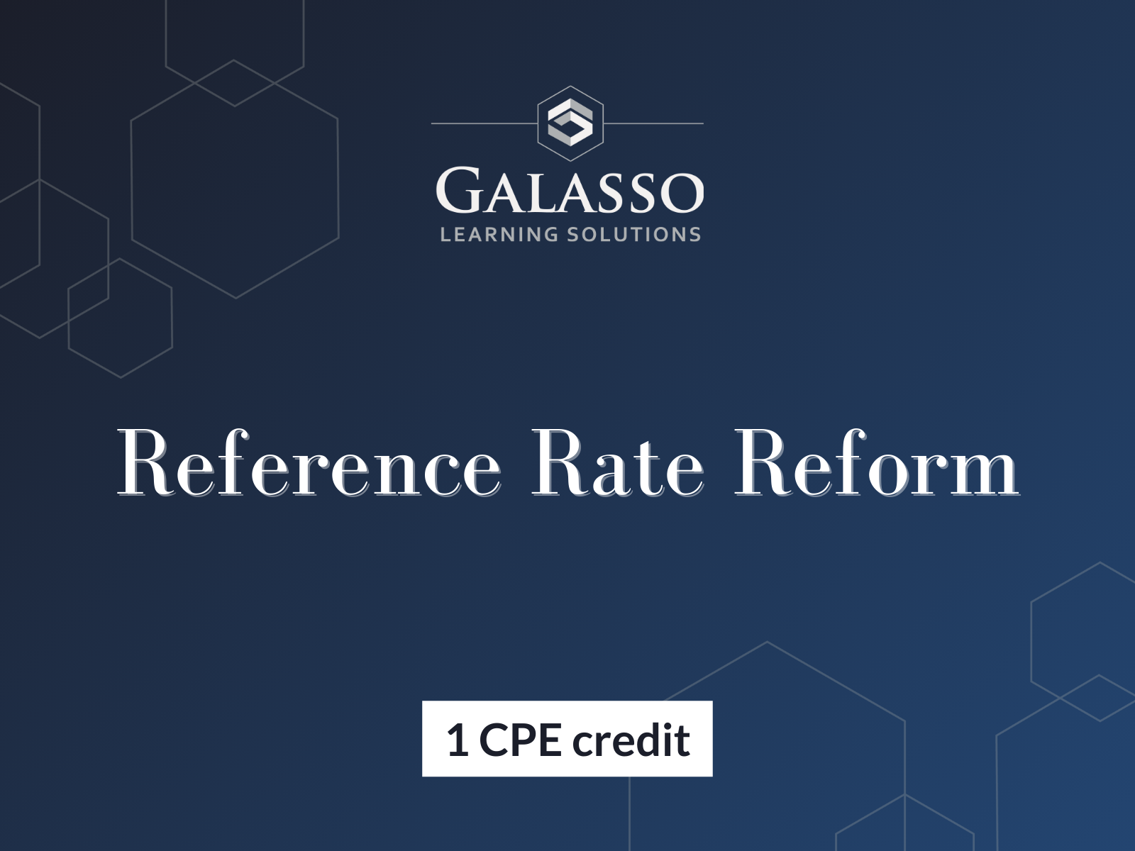 Reference Rate Reform