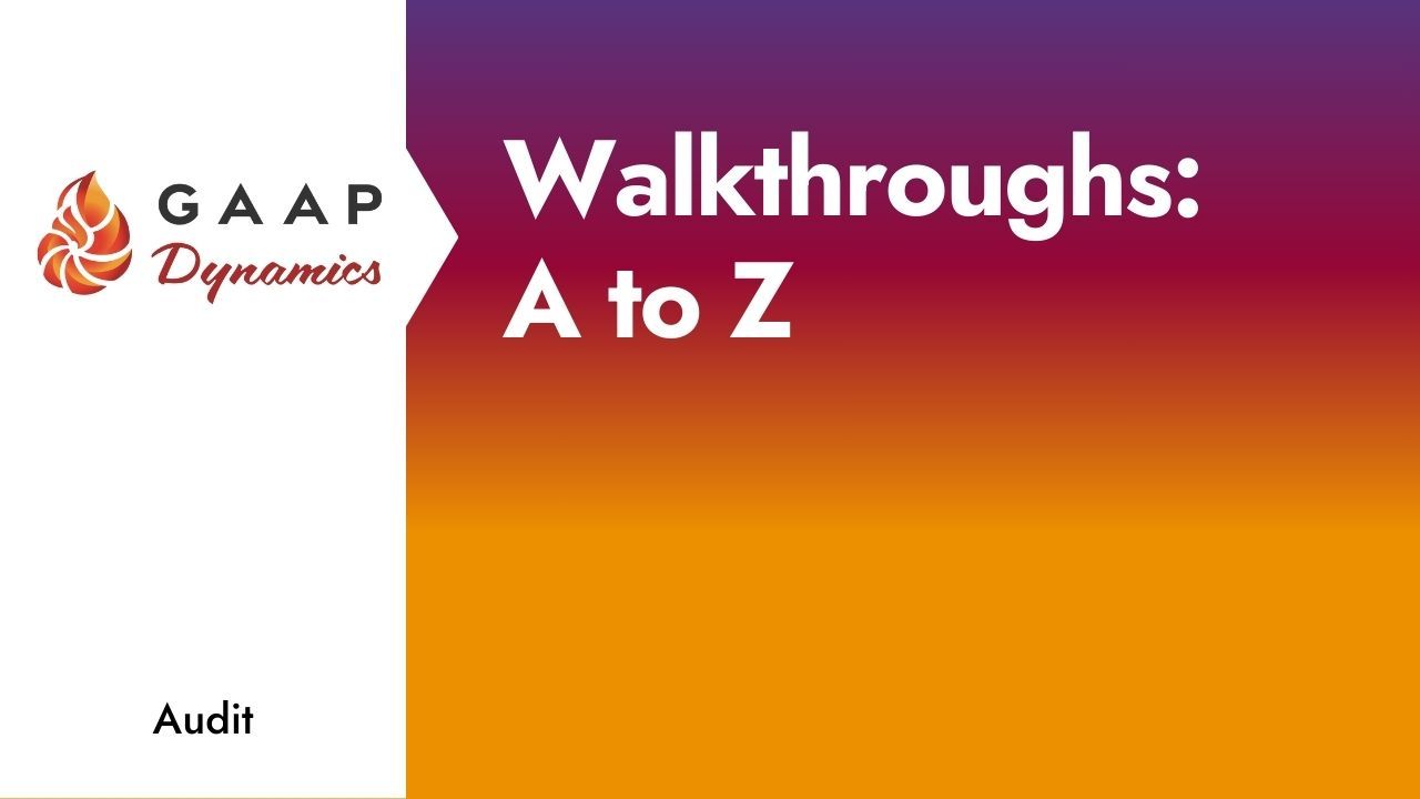 Walkthroughs: A to Z